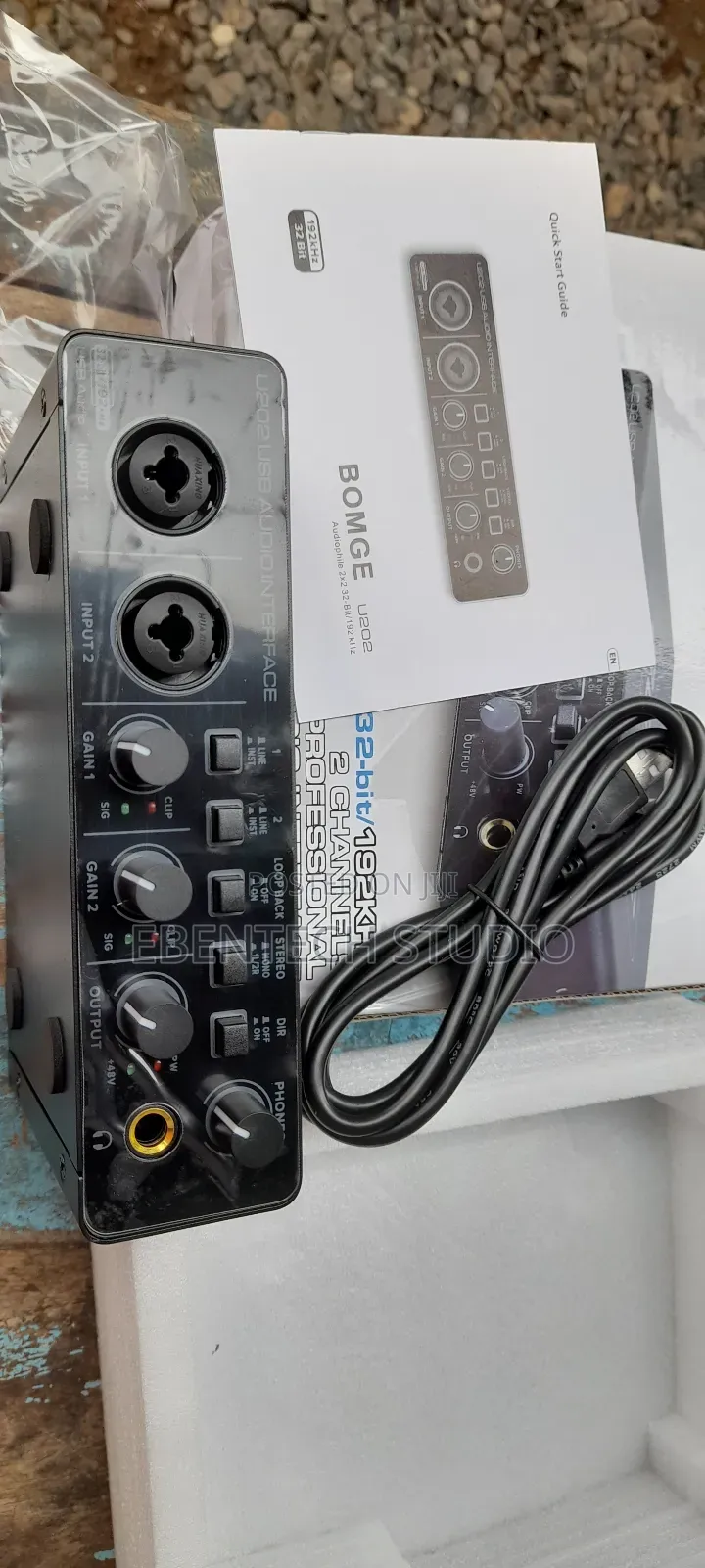 Bomge Audio Interface Usb Sound Card