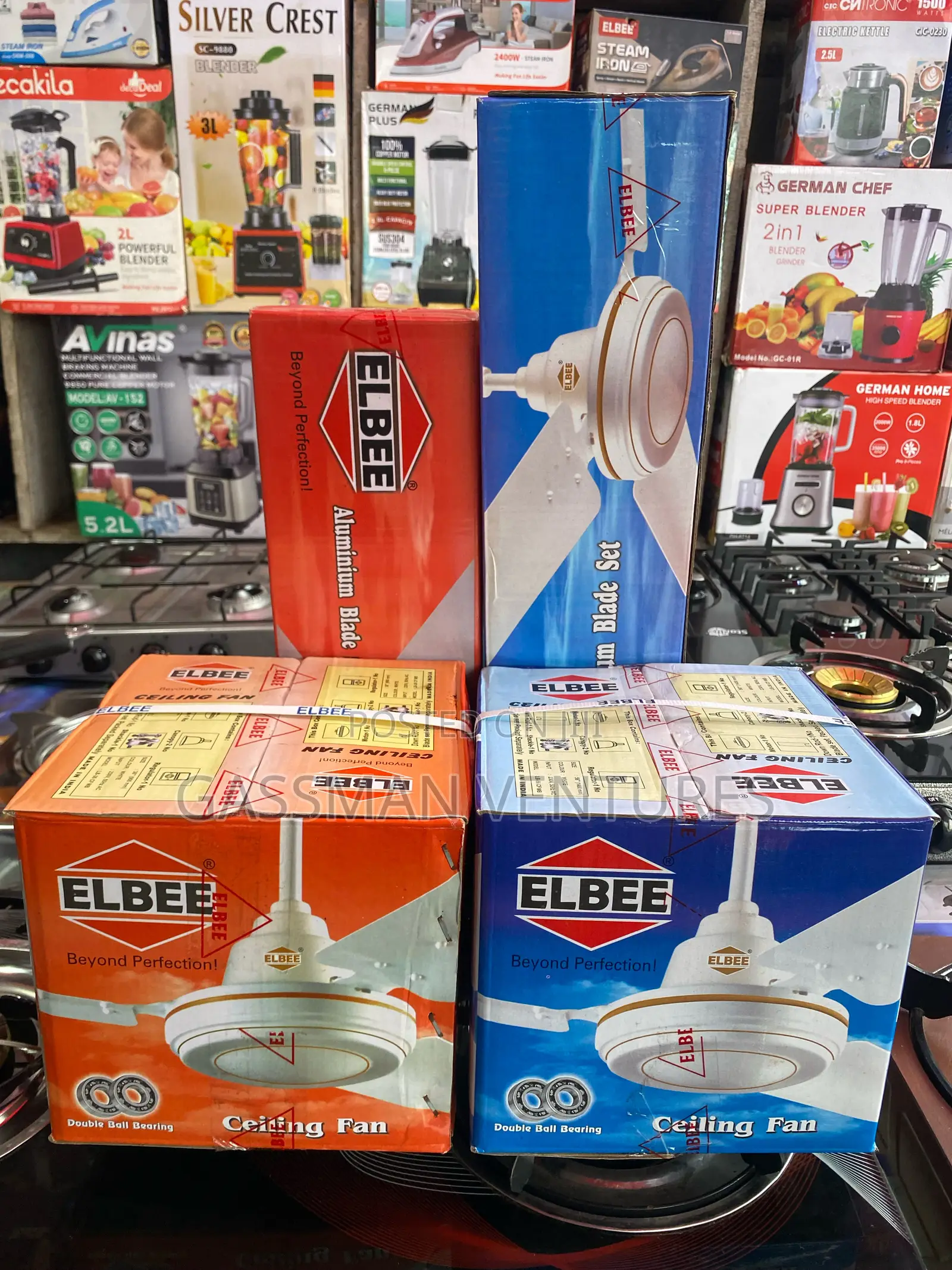 Elbee Long Medium Blade Fans
