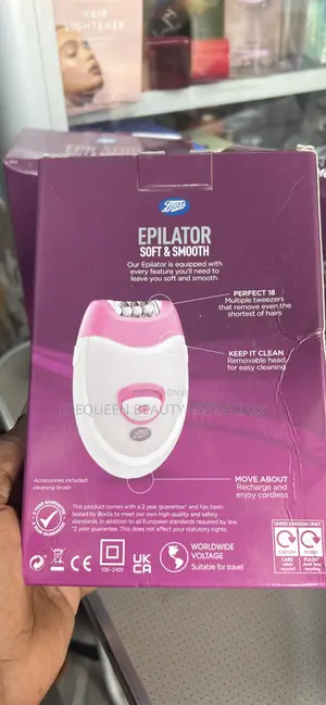 Boots Epilator With Rechargeable Batteries