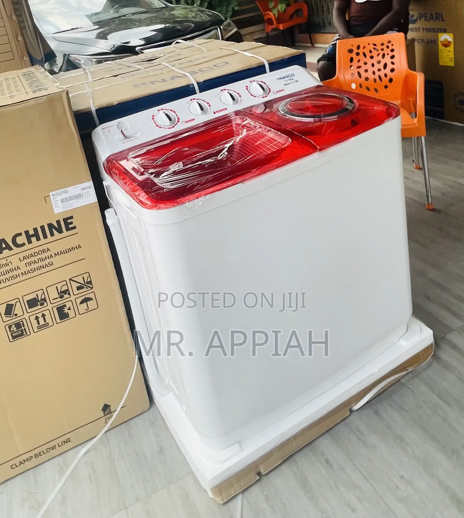 Valuable Nasco 11kg Top Load Electric Washing Machine.