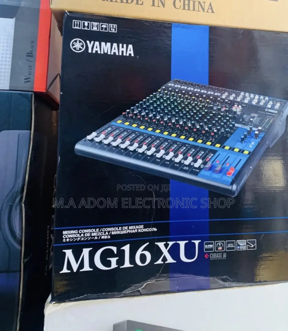 High Quality Yamaha MG16XU 16-Input 6 Bus Mixer.