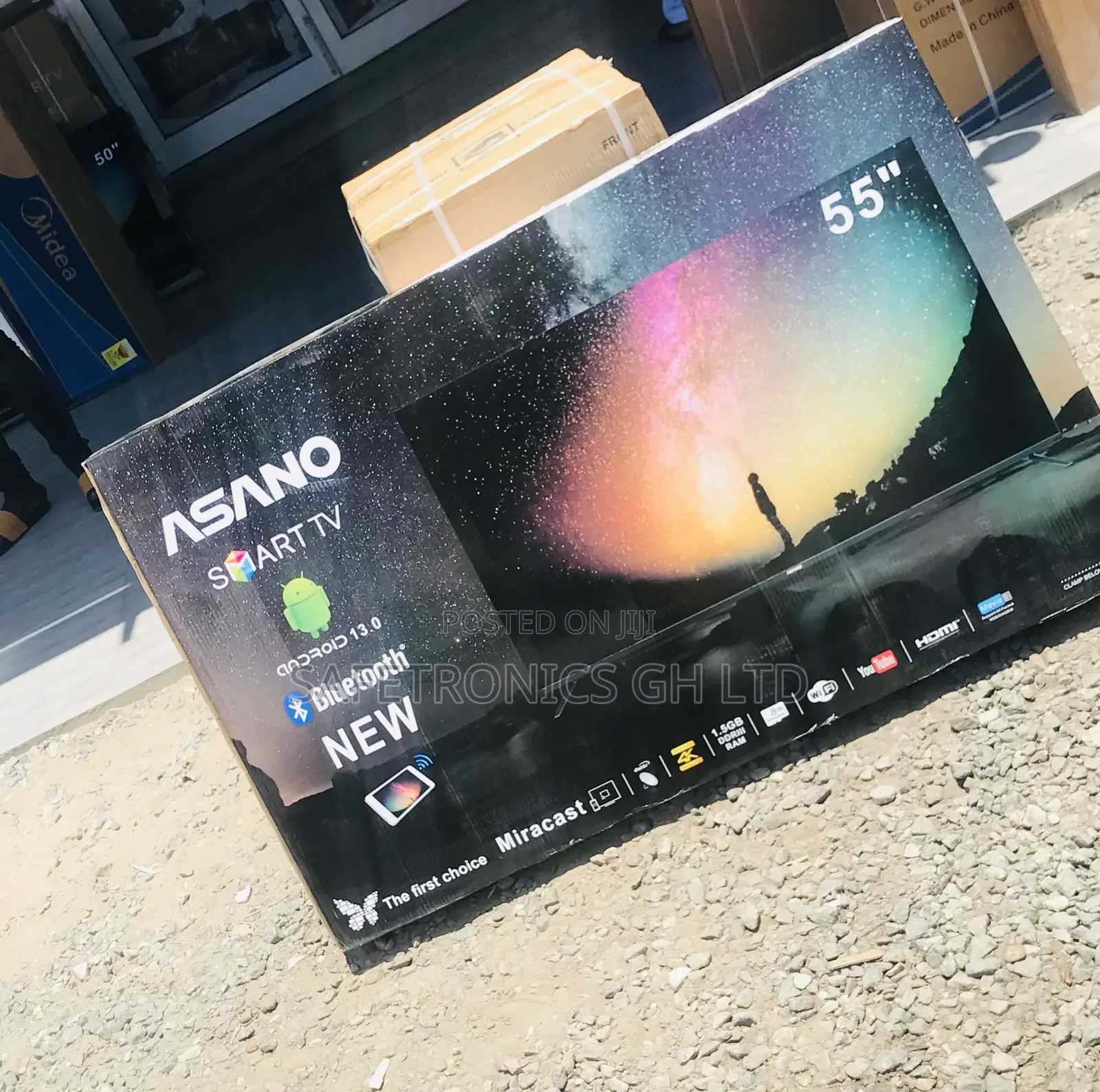 Shops Original 55 Inch Smart Led UHD Asano Tv
