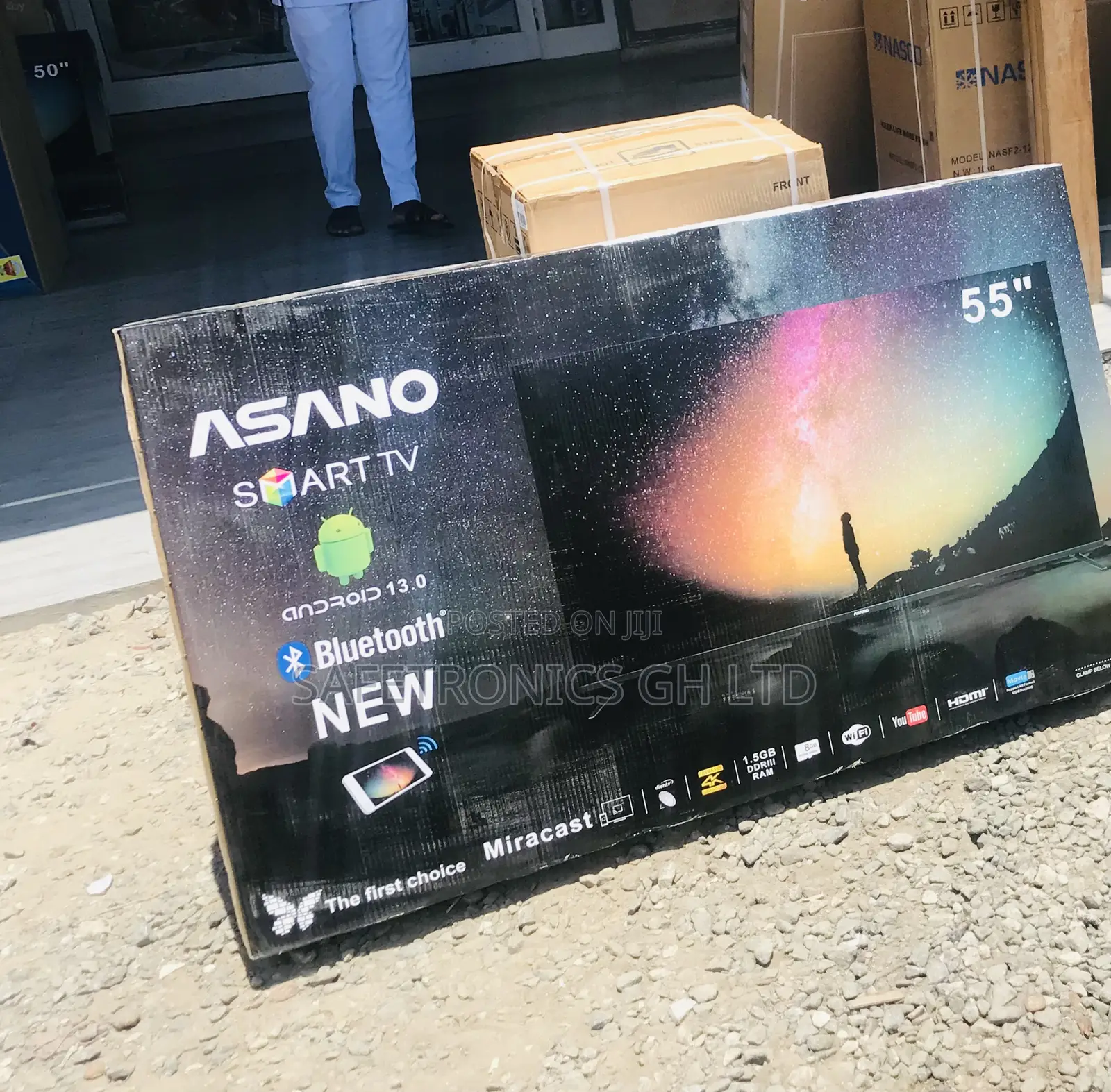 Shops Original 55 Inch Smart Led UHD Asano Tv