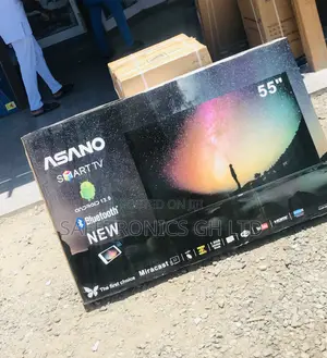 Grab Classic (Black) 55 Inch Smart Sleek LED Asano Tv