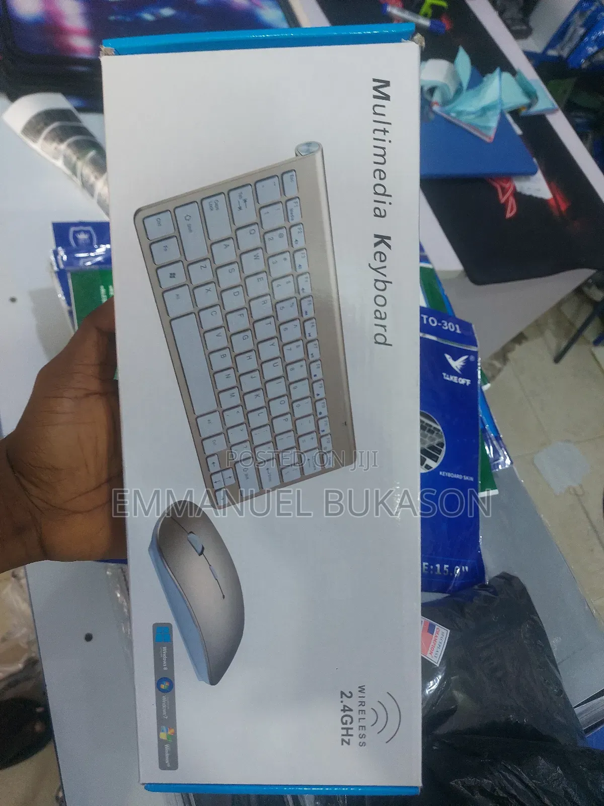Multimedia Wireless Keyboard and Mouse