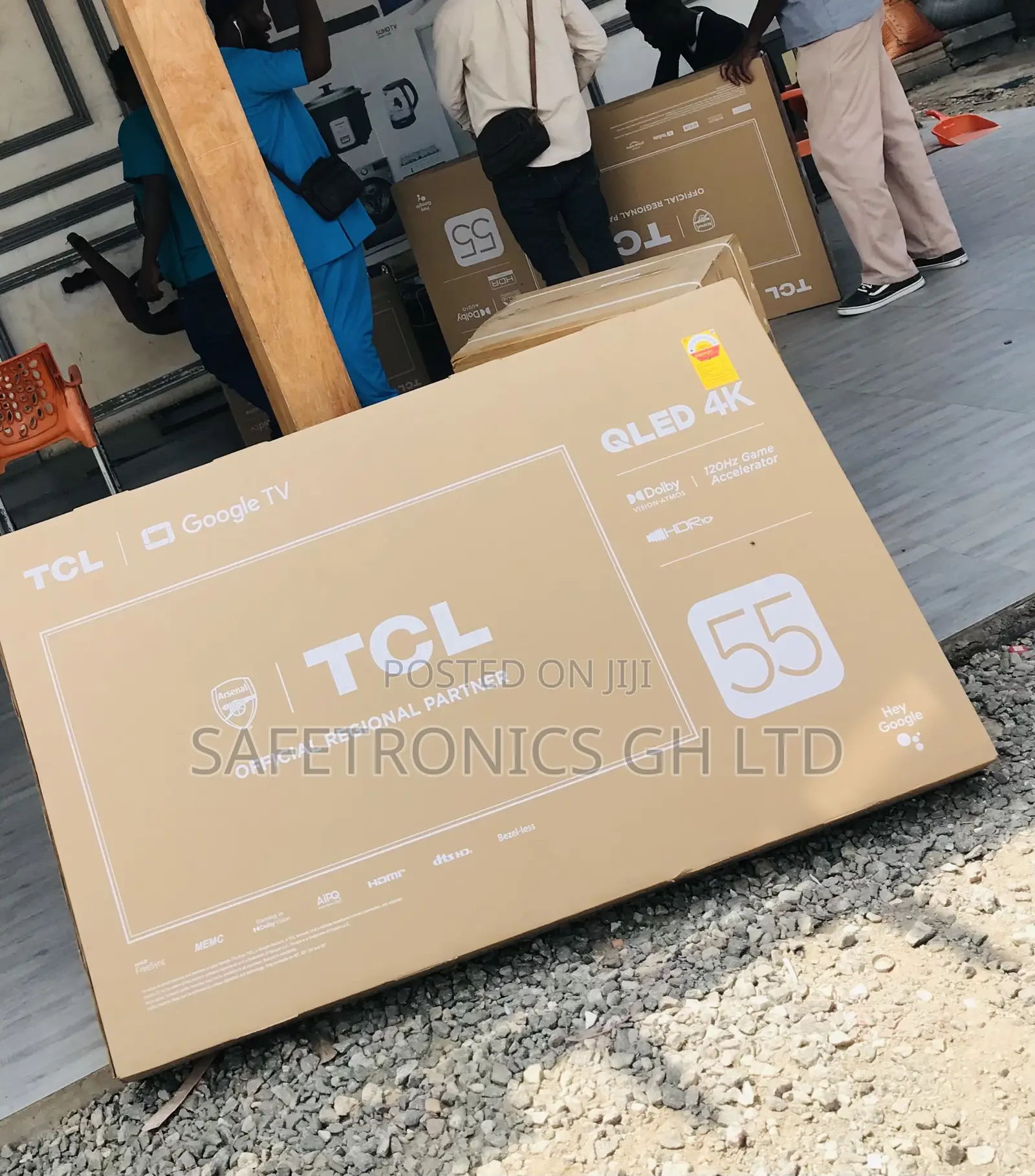 55 Inch TCL Led Smart Uhd Sleek (Black) P635 Tv