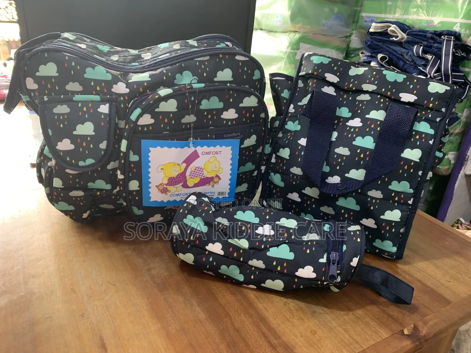 Portable 3 in 1 Diaper Bag