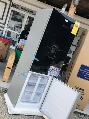 Order (Black)Glass Pf-400bg Bottomfreezer 309l Pearl 2 Doors