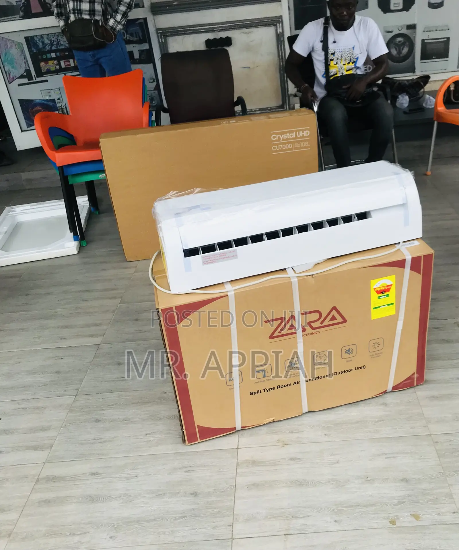 Sleek Zara 1.5hp Split Type Electric Air Conditioner.