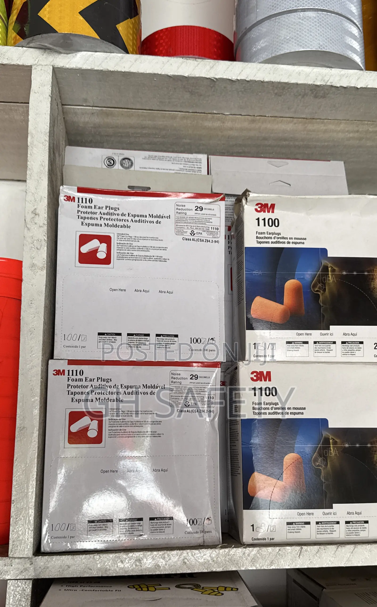 3M Ear Plugs (100 In A Pack) in Accra Metropolitan Safetywear