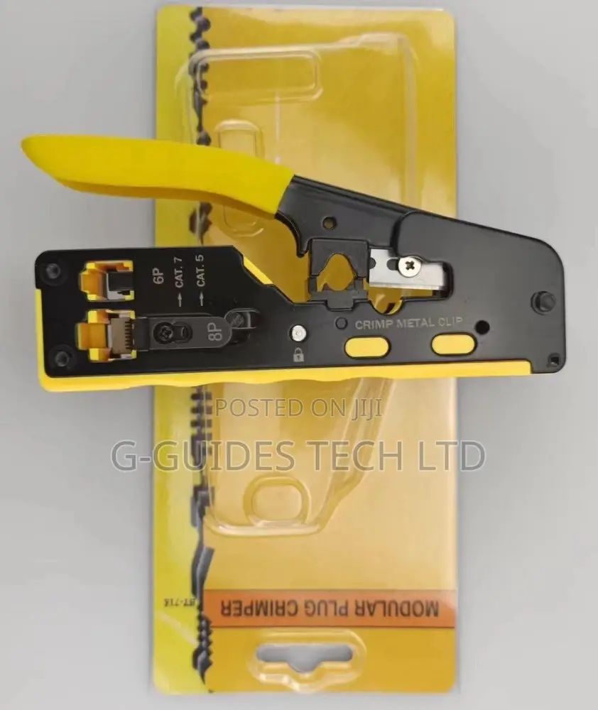 RJ45 Pass Through Crimping Tool, RJ11 and RJ45 Crimper Tool