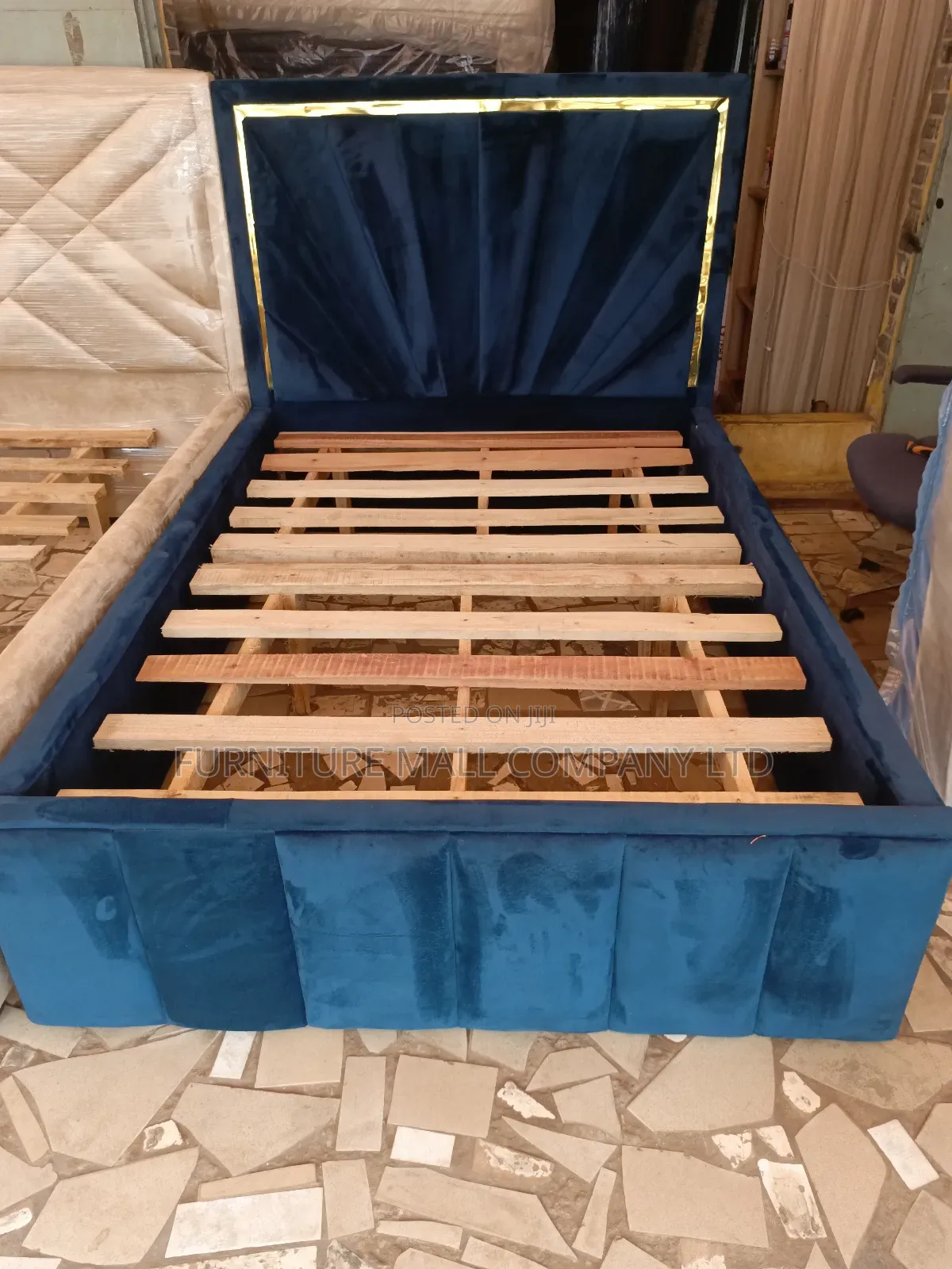 Solid Double Bed Frame 54x75. Freee Delivery
