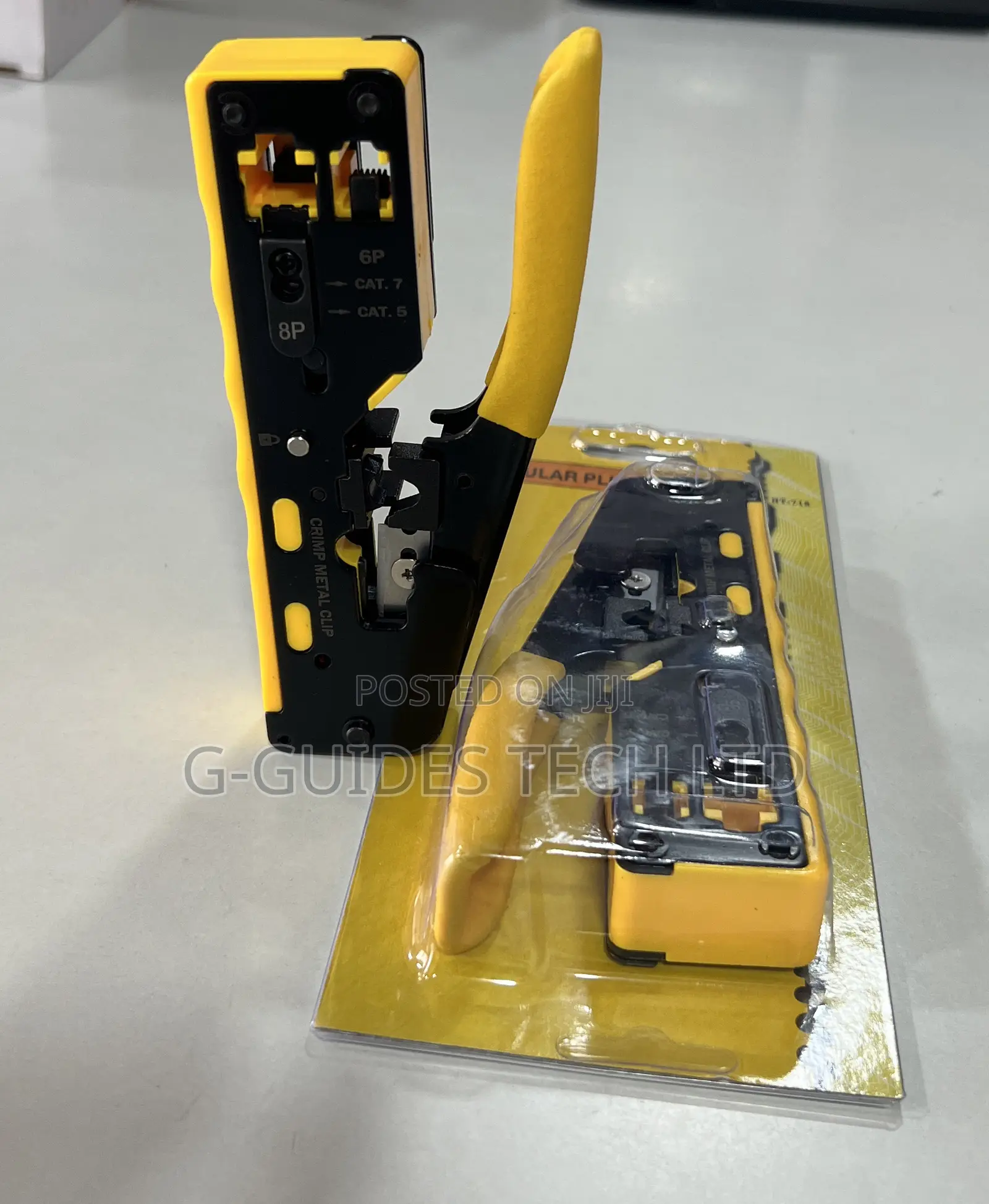 RJ45 Pass Through Crimping Tool, RJ11 and RJ45 Crimper Tool