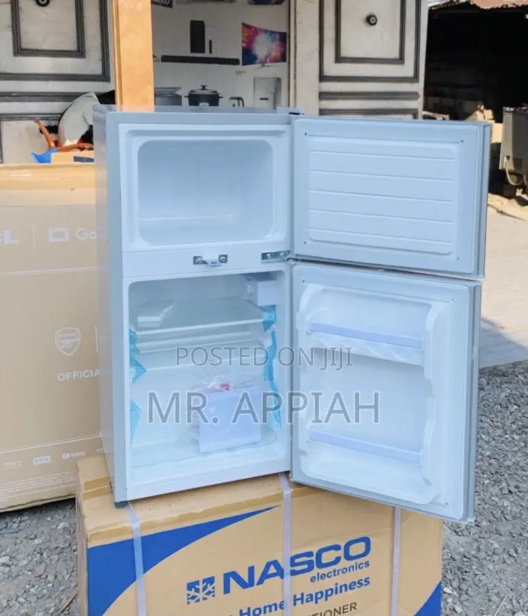 Order Durable Nasco Nasf2-120 Top Freezer Fridge(Gray).
