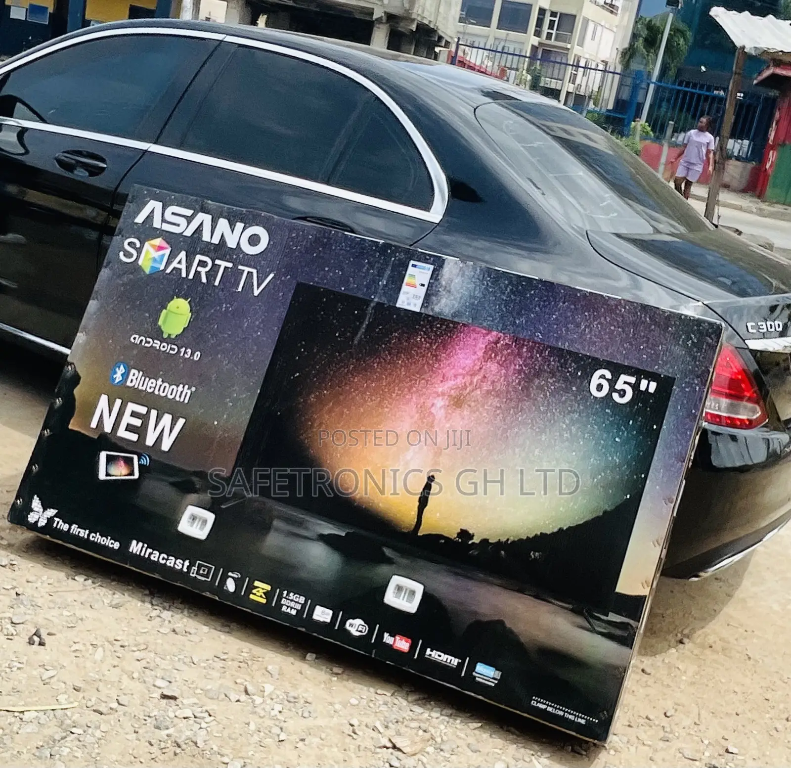 Order Sealed 65 Inch (Black)Asano Smart Wedos LED Tv