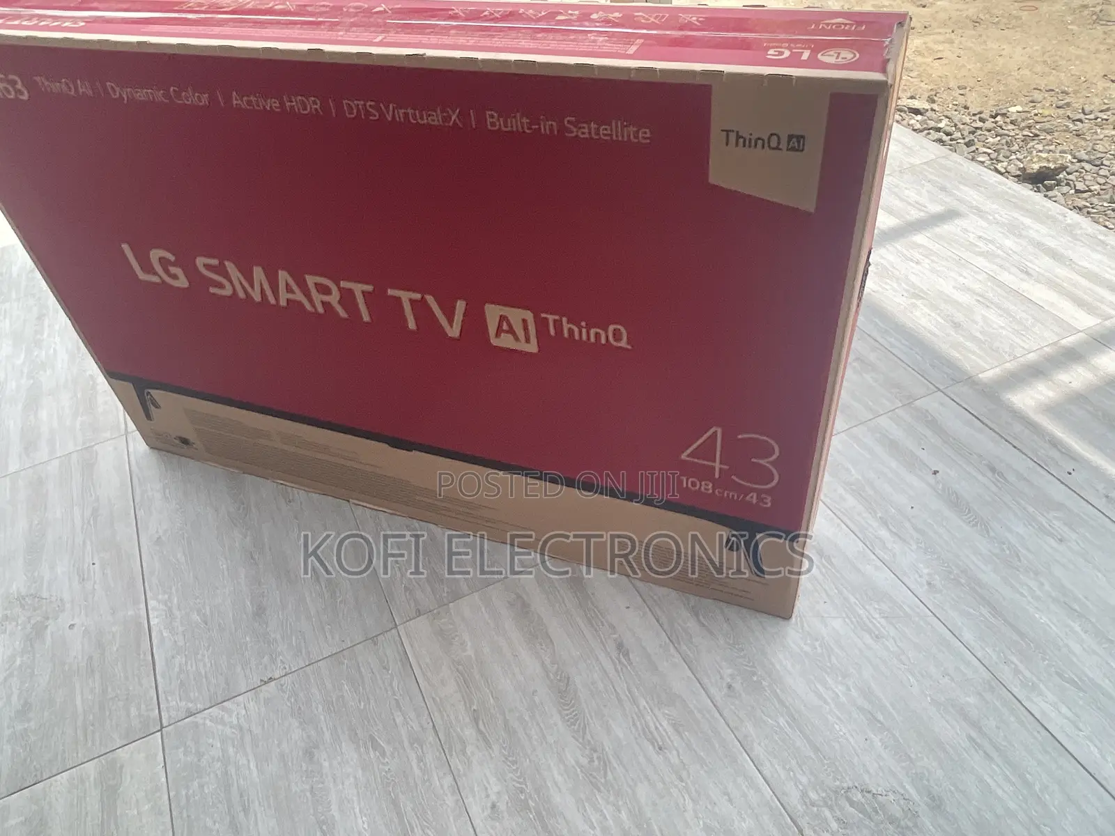 LG 43′′ LM6370 Series Smart Full HD HDR TV W/Smart Thinq App