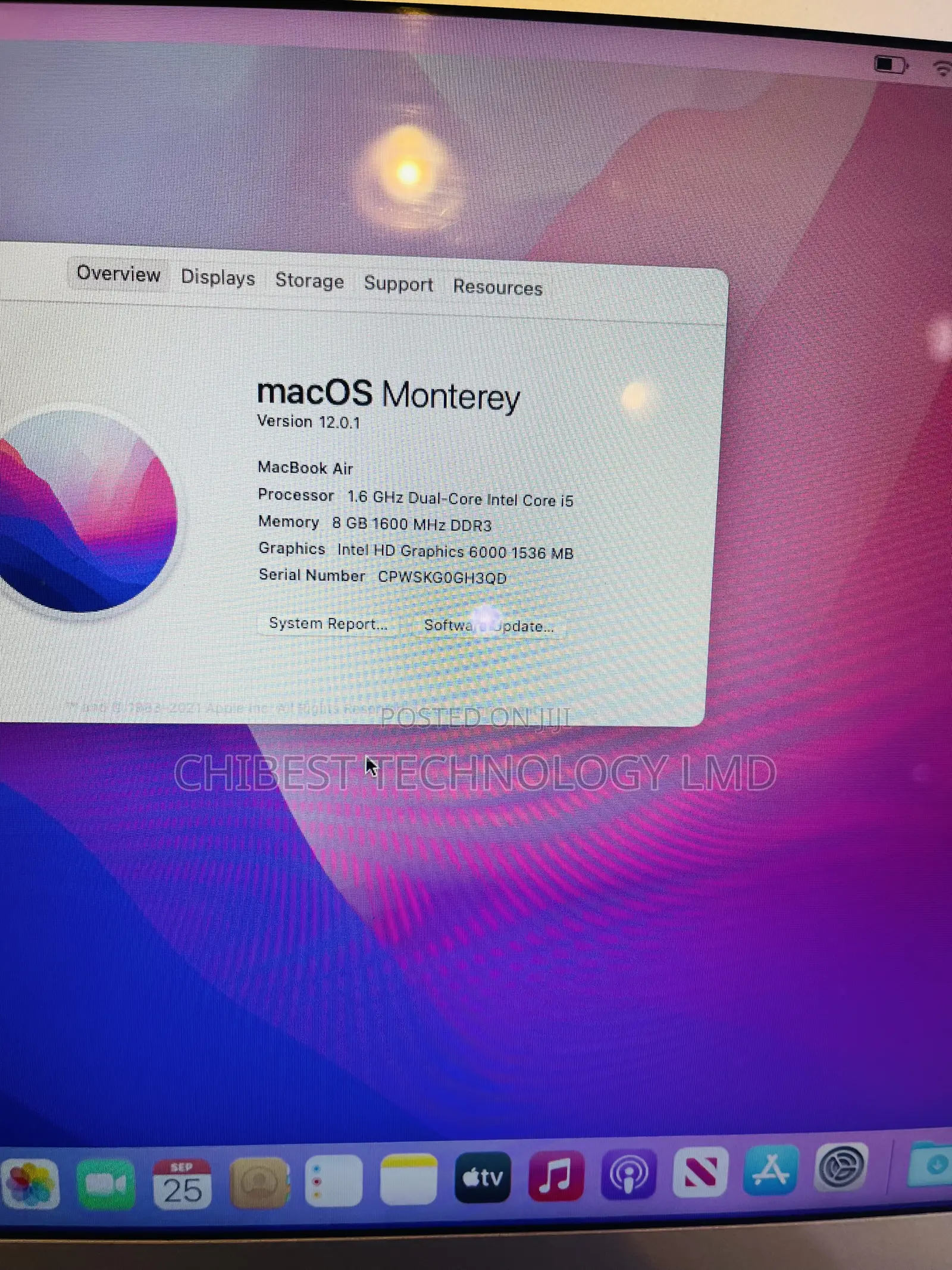 Laptop Apple MacBook Air 2015 8GB Intel Core I5 SSD 128GB
