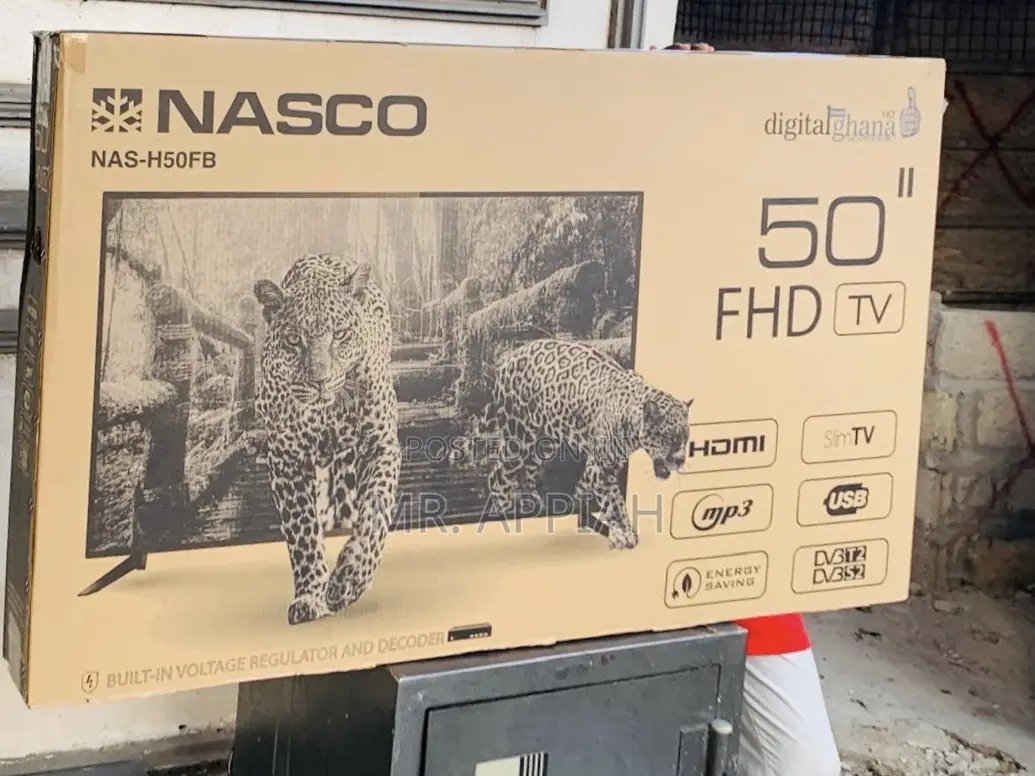 Order Reliable Nasco 50 FHD Satellite Electric Television.