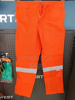 Bisley Work Pant- Taped; Color: Orange