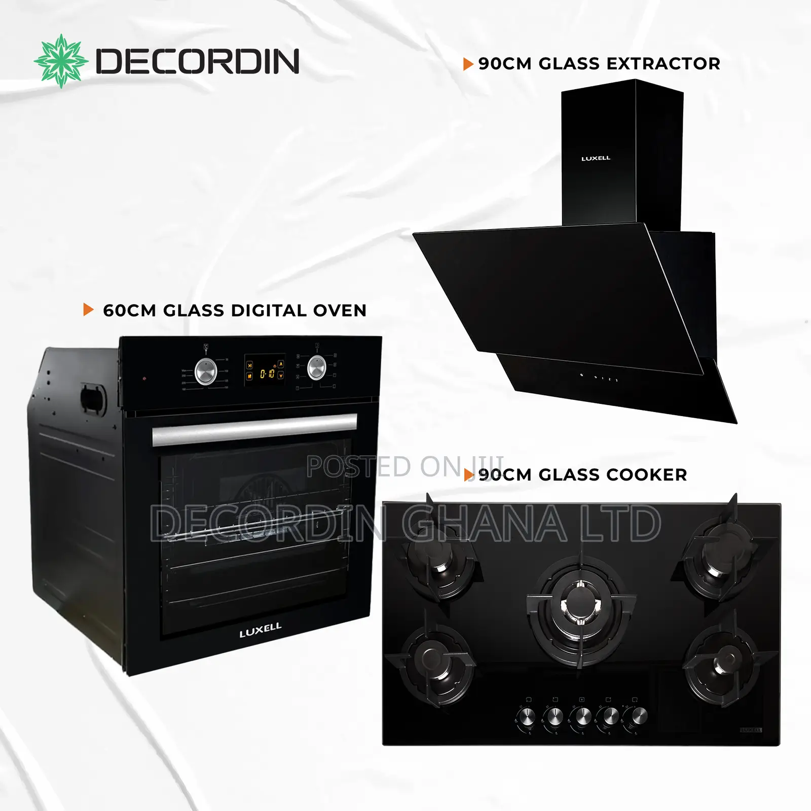 Decordin 90cm Set With Digital Oven