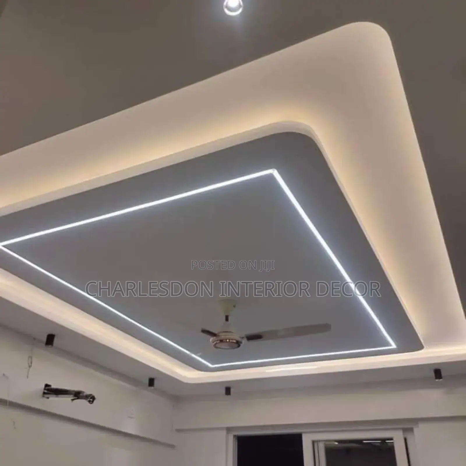 Renovation P O P Ceiling , Tv Stand