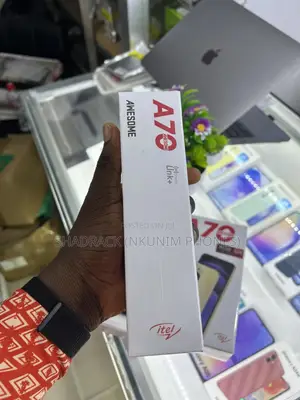 New Itel A70 128 GB Black