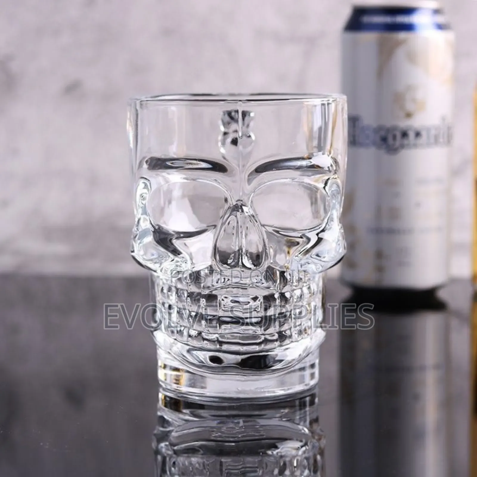 320ml Transparent Skull Glass
