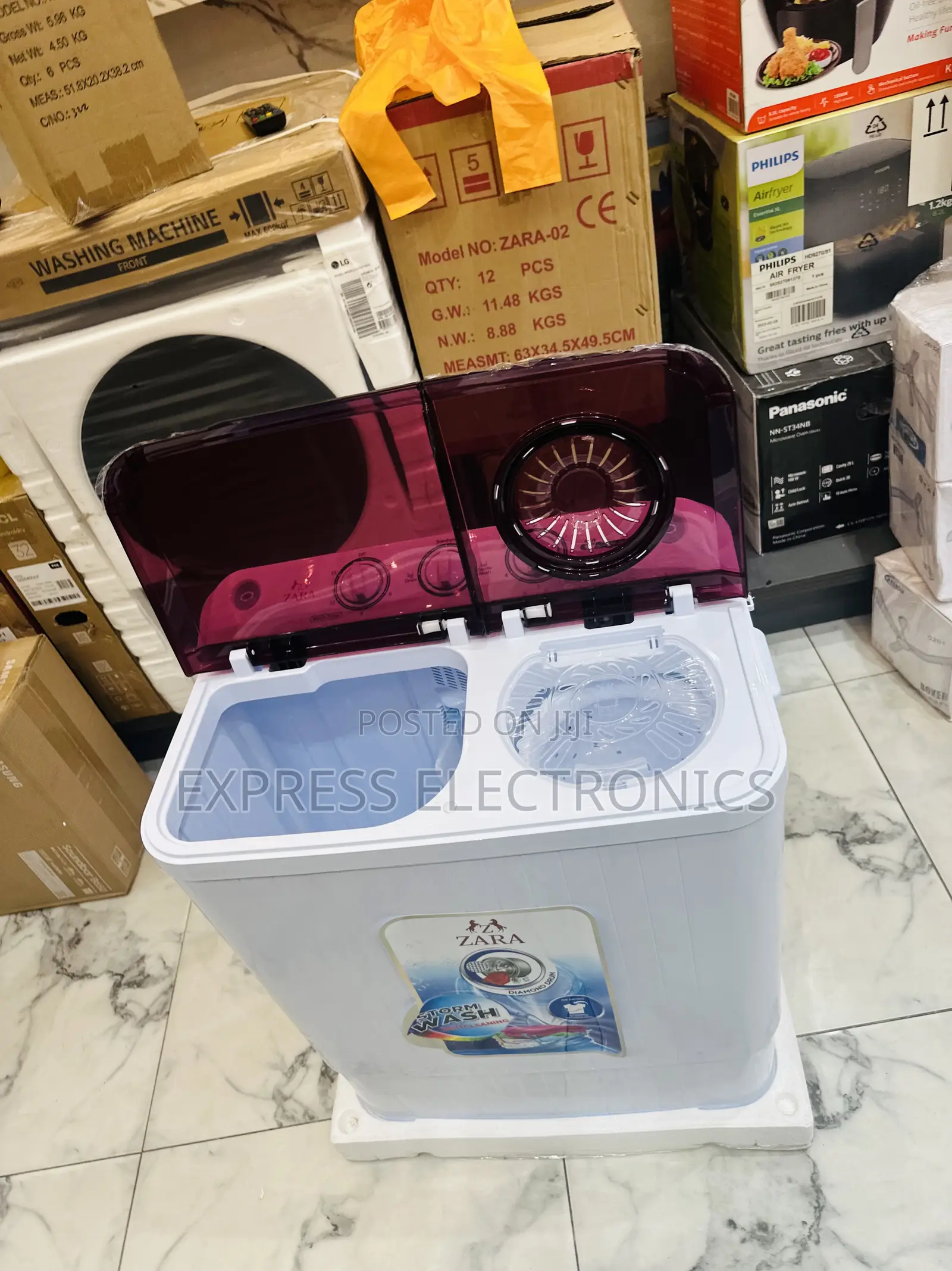 Fast Dewatering Washing Machine Zara 5kg Topload