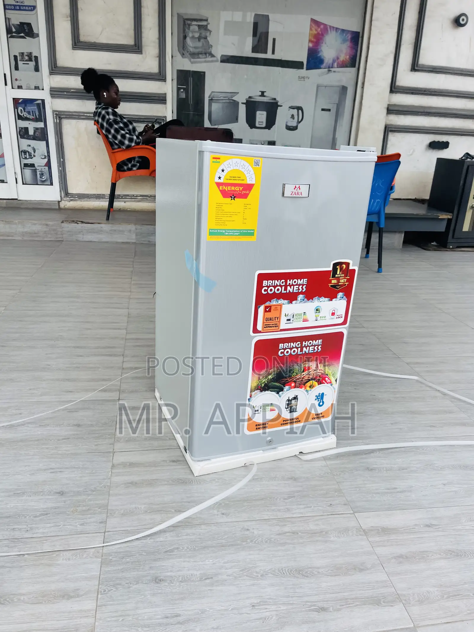 Order Quality Zara Single Door Table Top Electric Fridge.