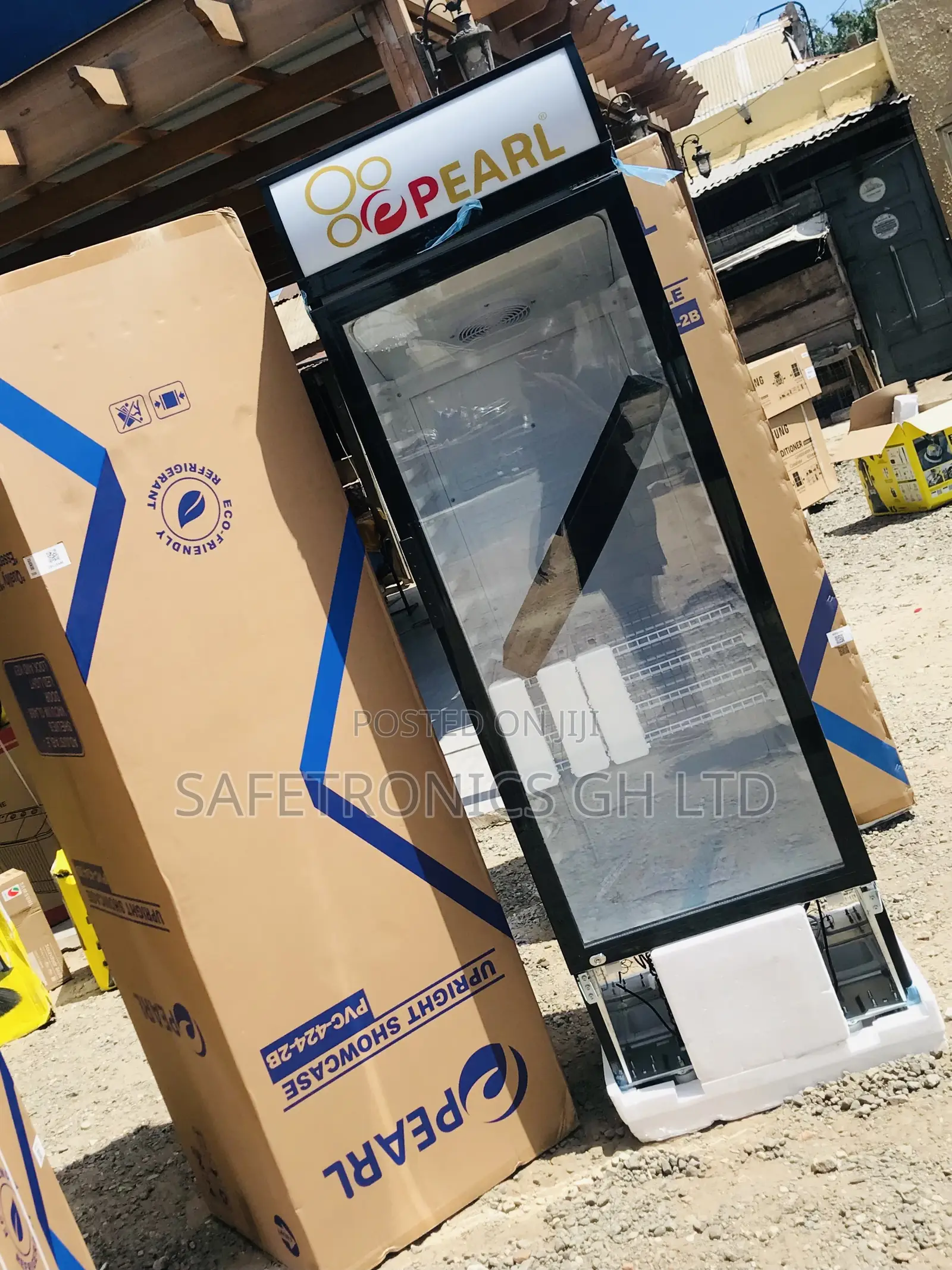 Reliable New PVC-316 1 Door Glass Pearl 238 Liters 
