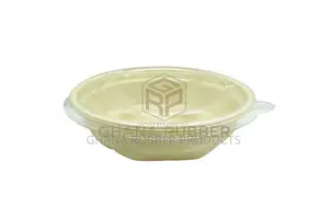 Bagasse Diamond Bowls + Lids 500ml (300pcs)