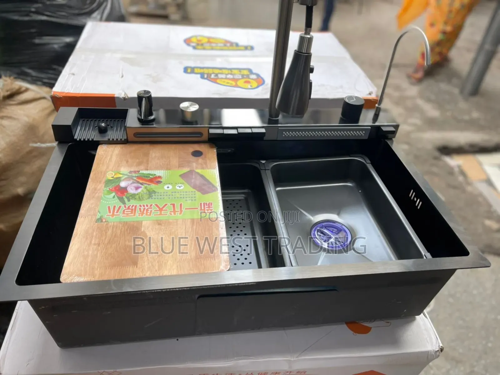 Smart LED Waterfall Sink in Accra Metropolitan Plumbing