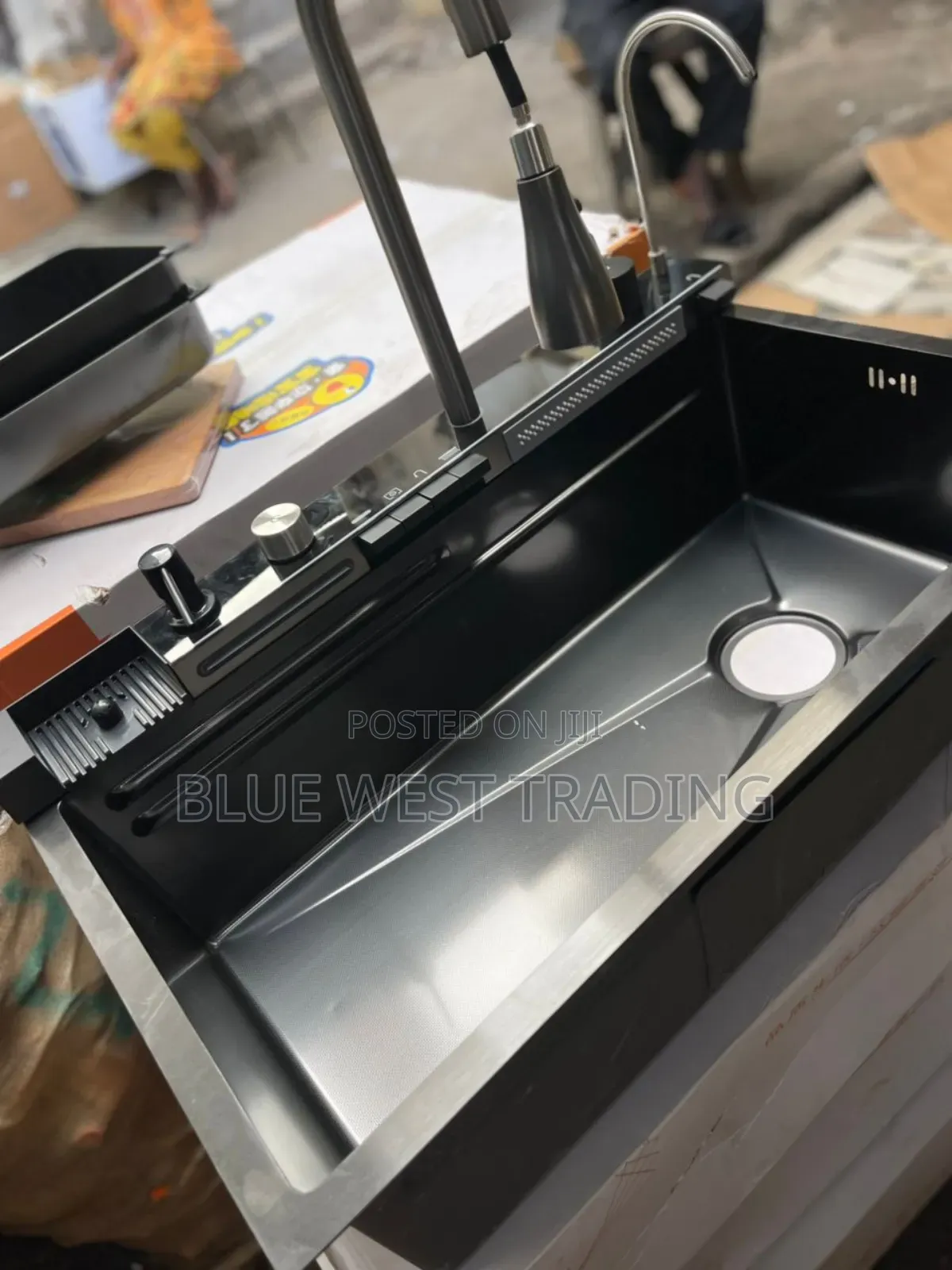Smart LED Waterfall Sink in Accra Metropolitan Plumbing
