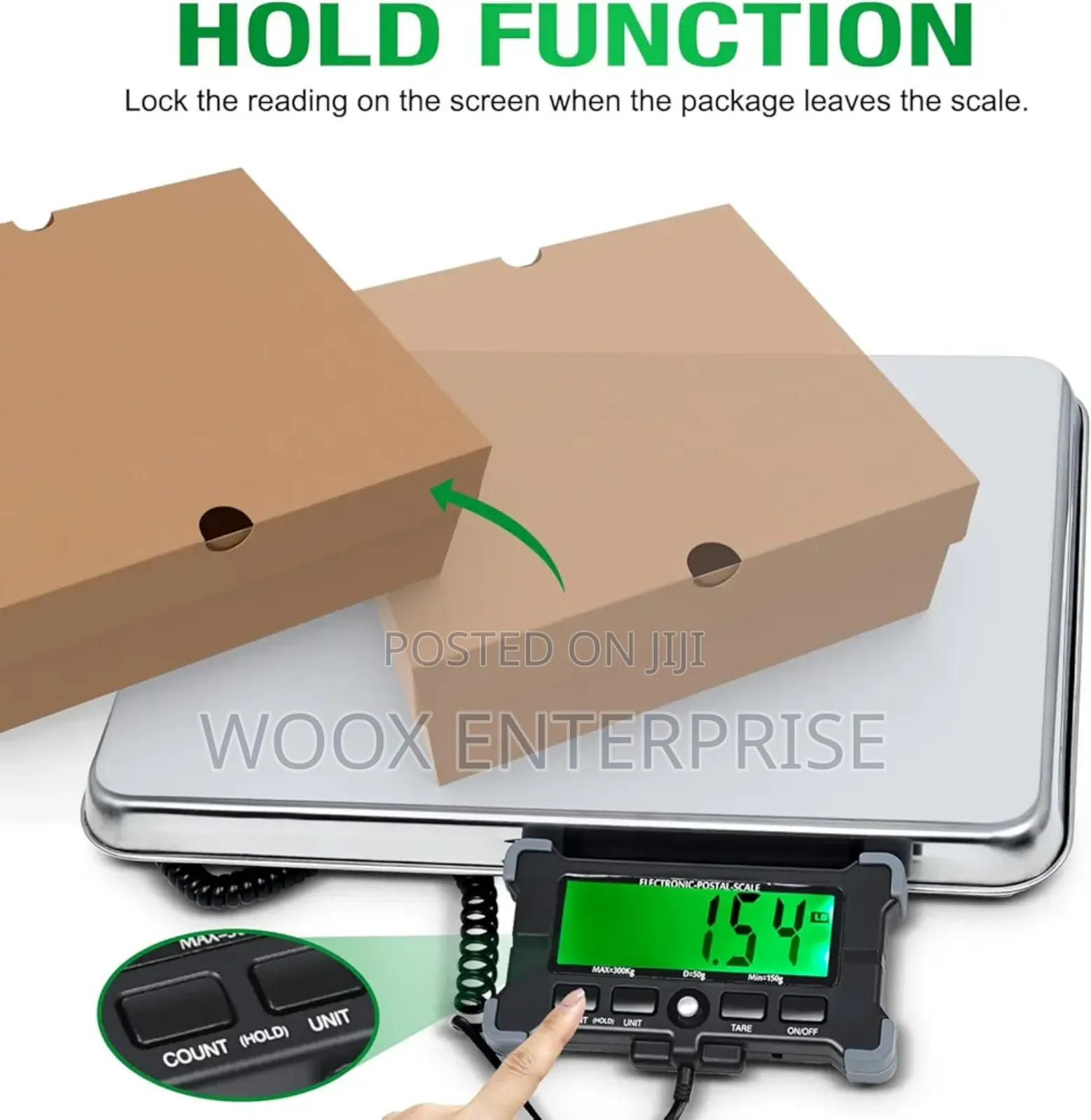 Heavy Duty Digital Postal Scale/Shipping Scale (300kg)