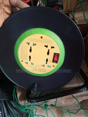 2.5mm Large 13 Amp 50m Heavy Duty Extension Reel 3600w Rated