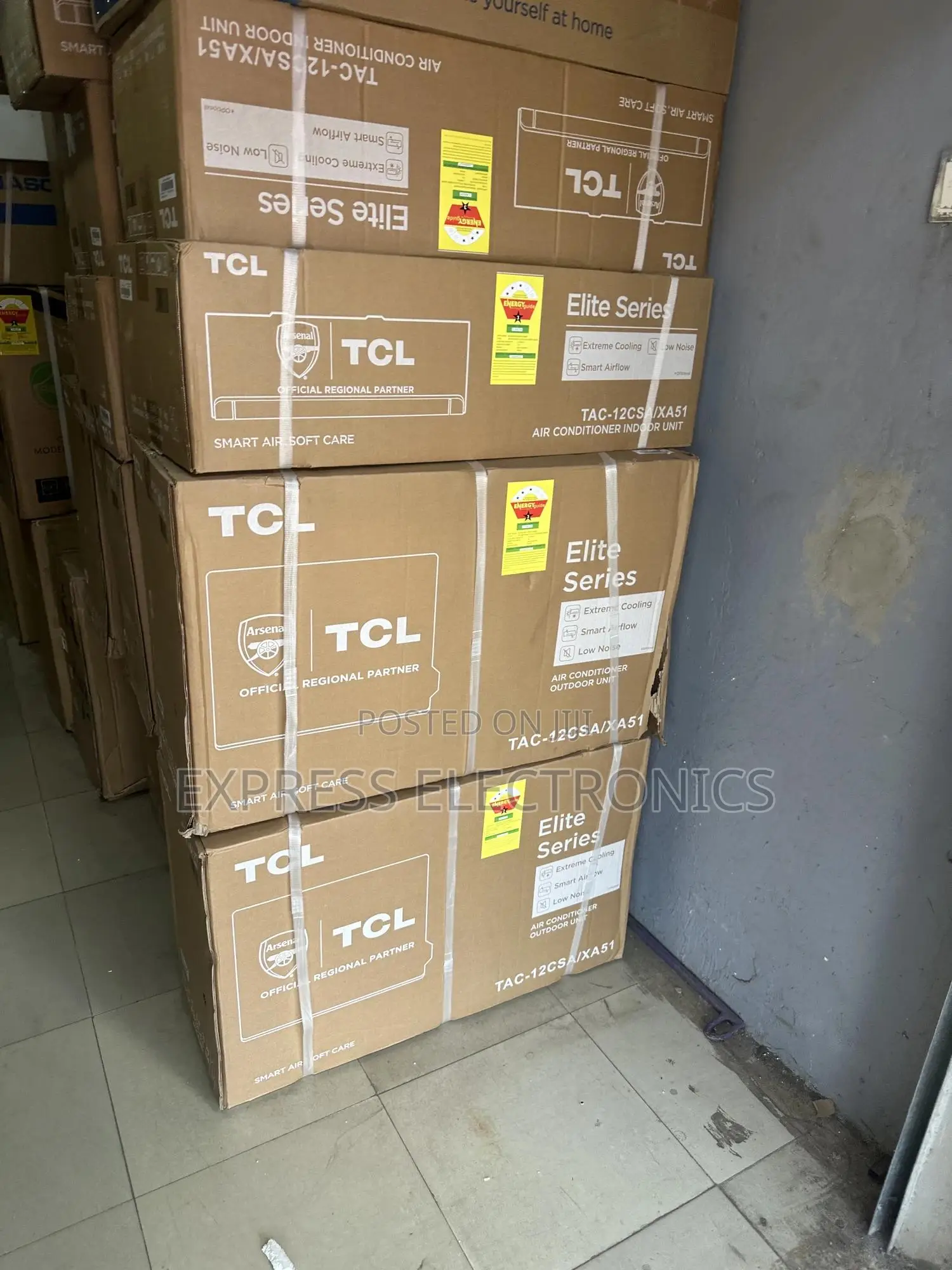 Get a New White Air Conditioner Inverter TCL 2.5hp