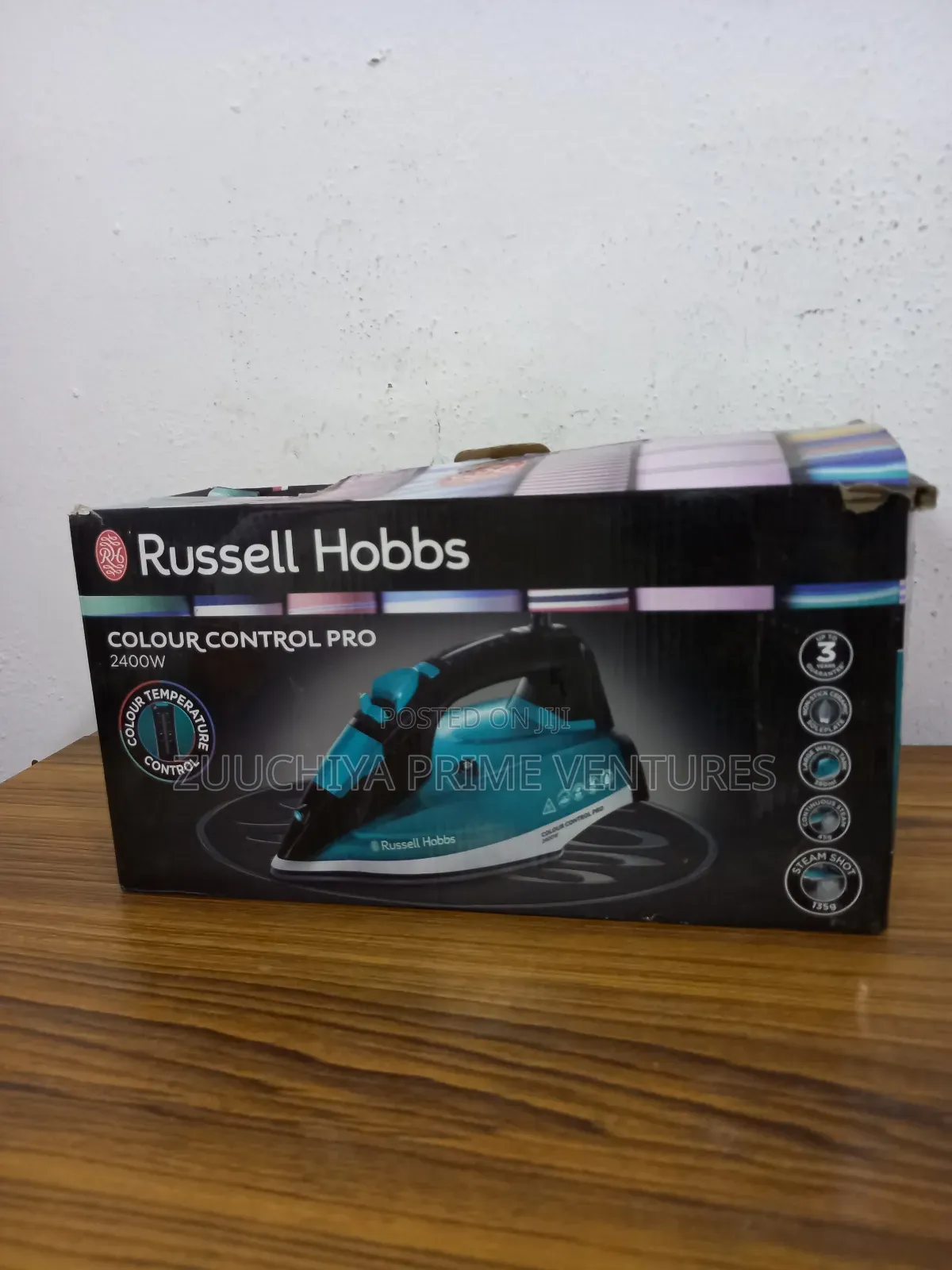 2600w/2400w Russell Hobbs Colour Control Steam Iron/Uk