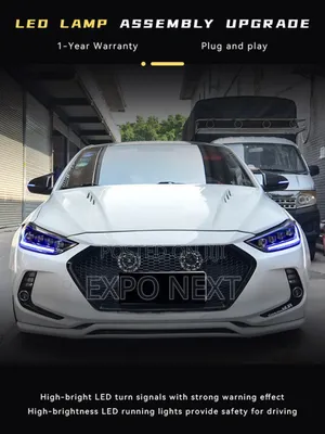 Elantra Head Lights Led/Spec 2017-2018 Pair