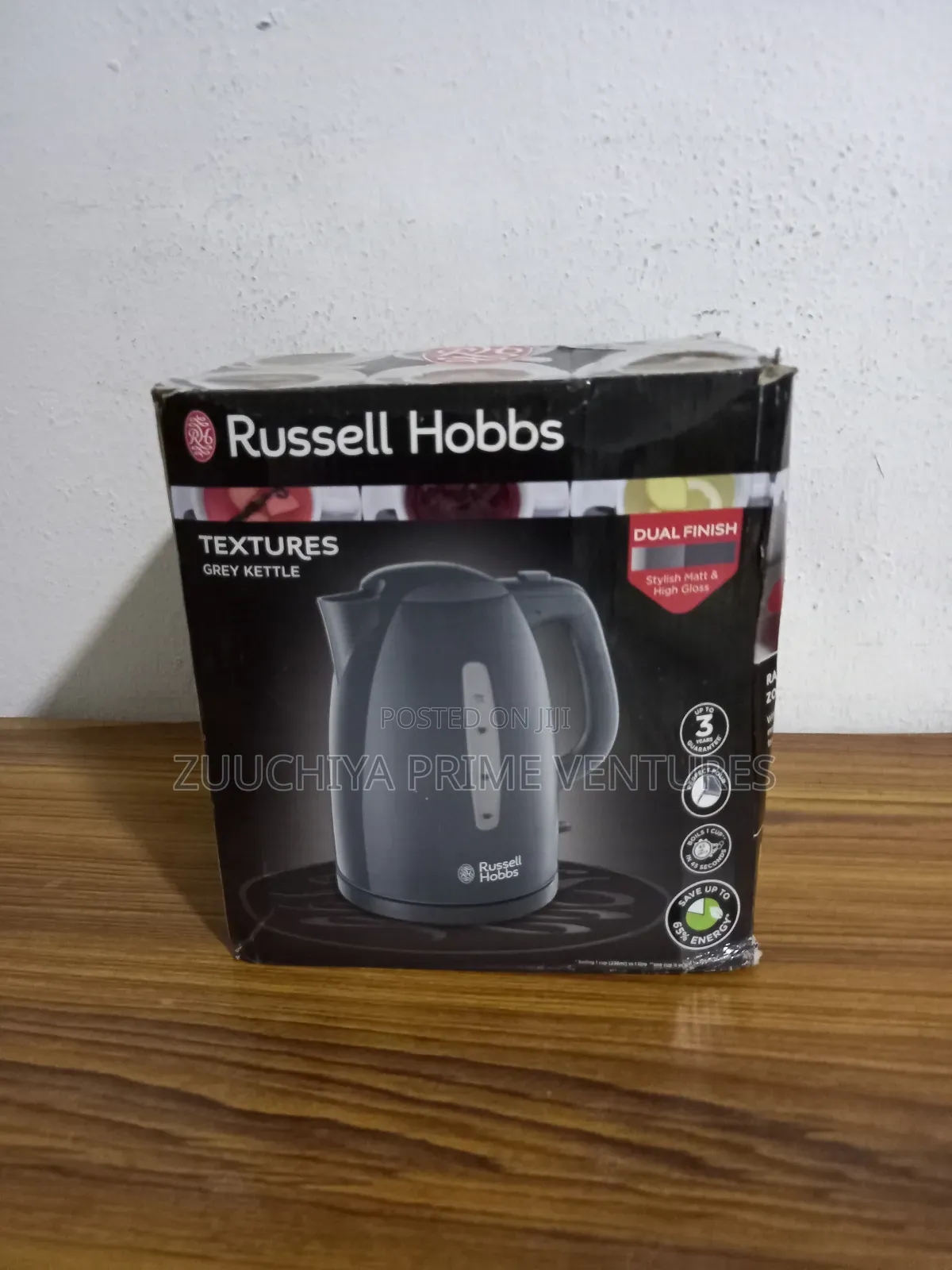1.7l Russell Hobbs Textured Kettle From Uk 