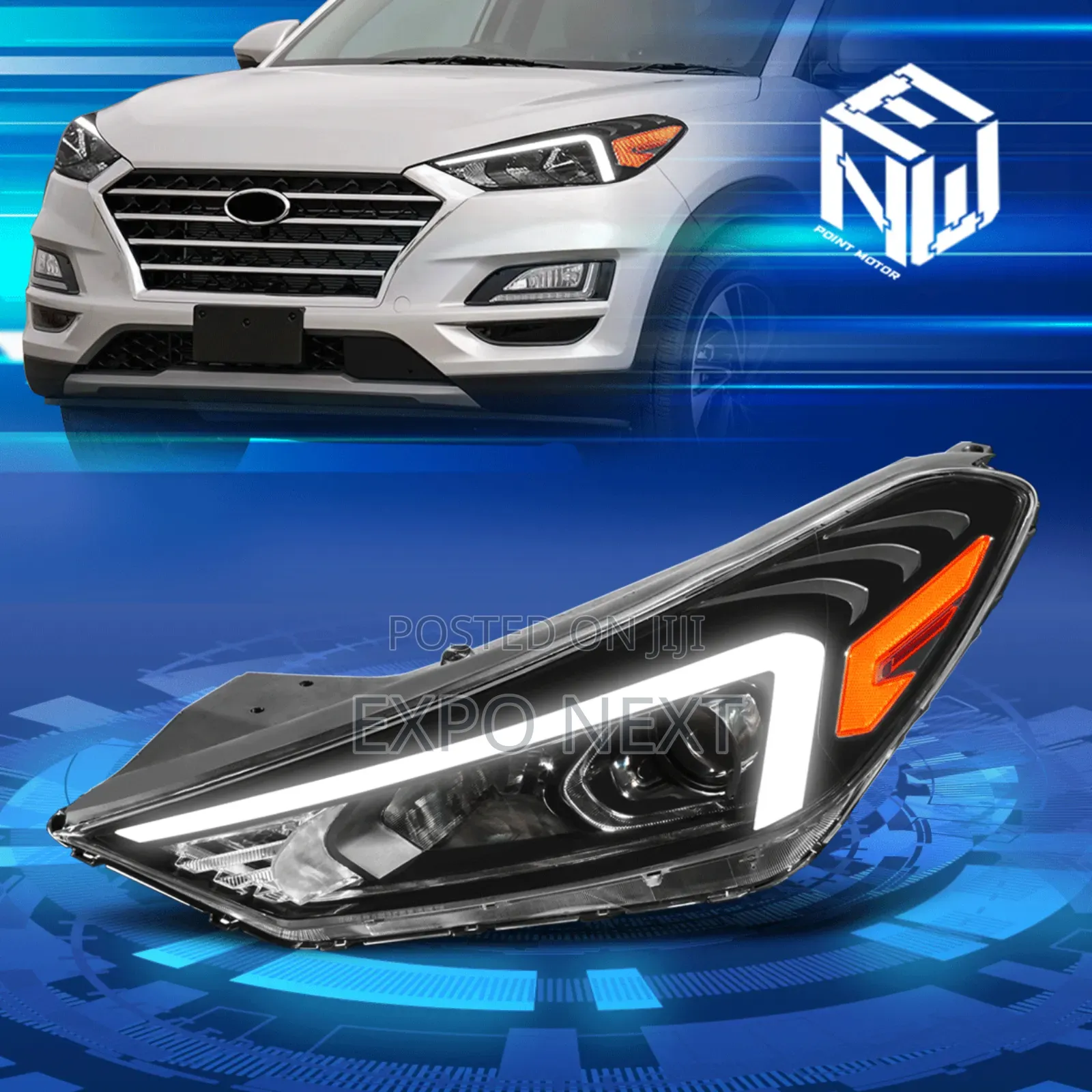 Tucson Head Lights Led 2016-2020