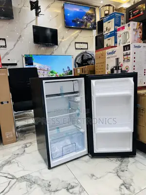 PF-109 Pearl Fridge Black Mirror Glass Single Door