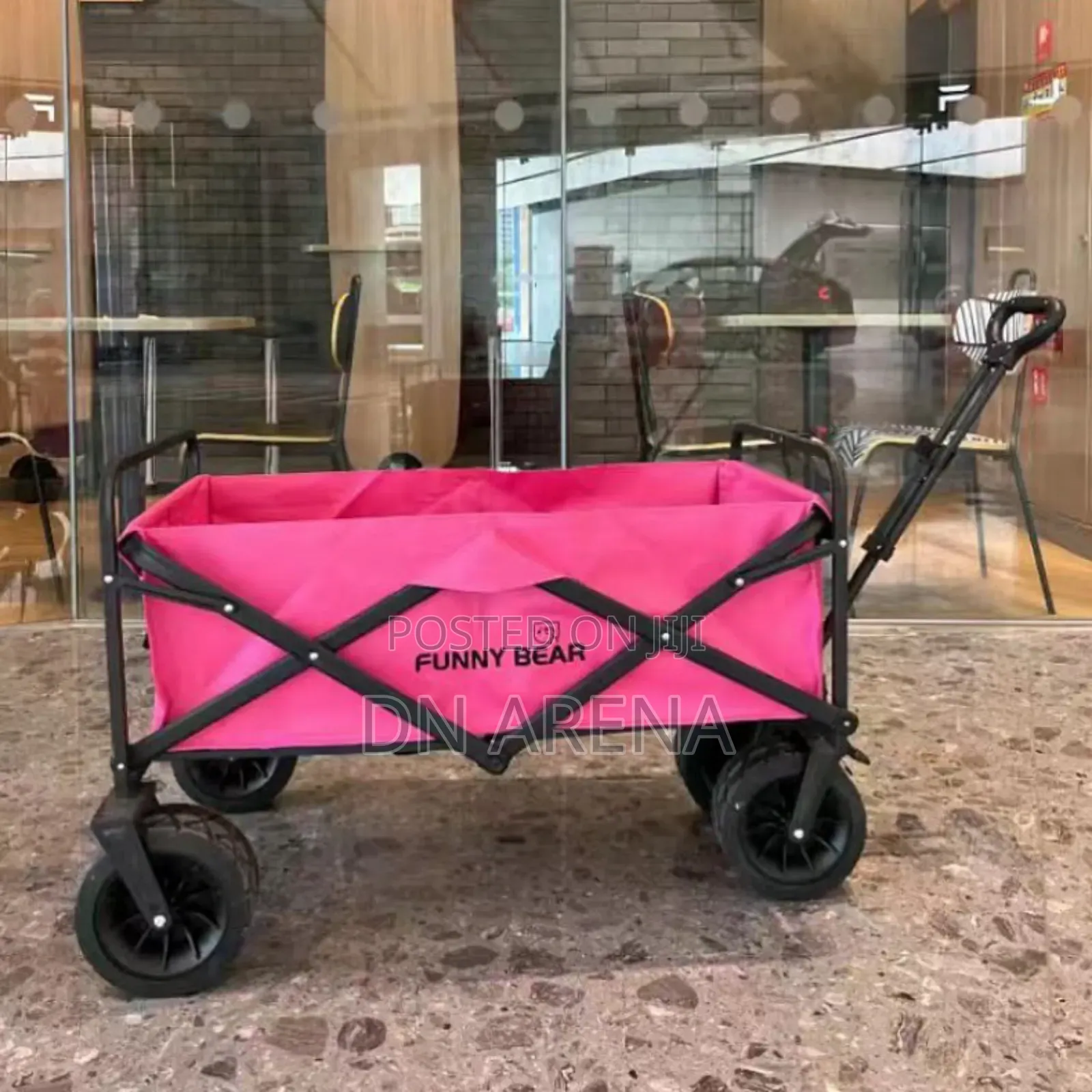 Collapsible Folding Wagon Cart With Wheels