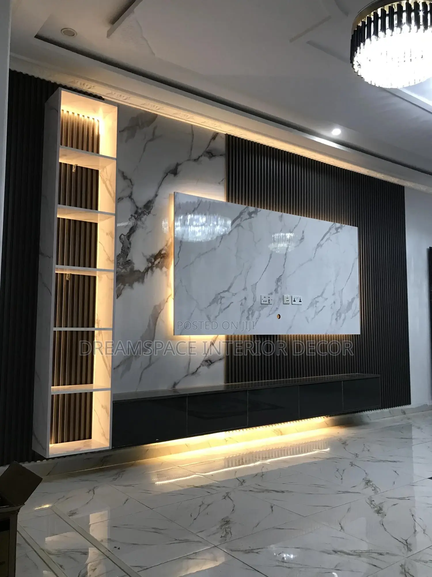Tv Area Design(Modern Type) at Affordable Price