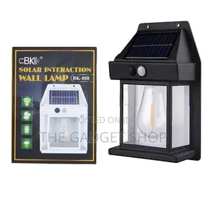 Solar Wall Light With Photocell