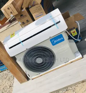 Sealed Midea 1.5 Horsepower Split System White AC 