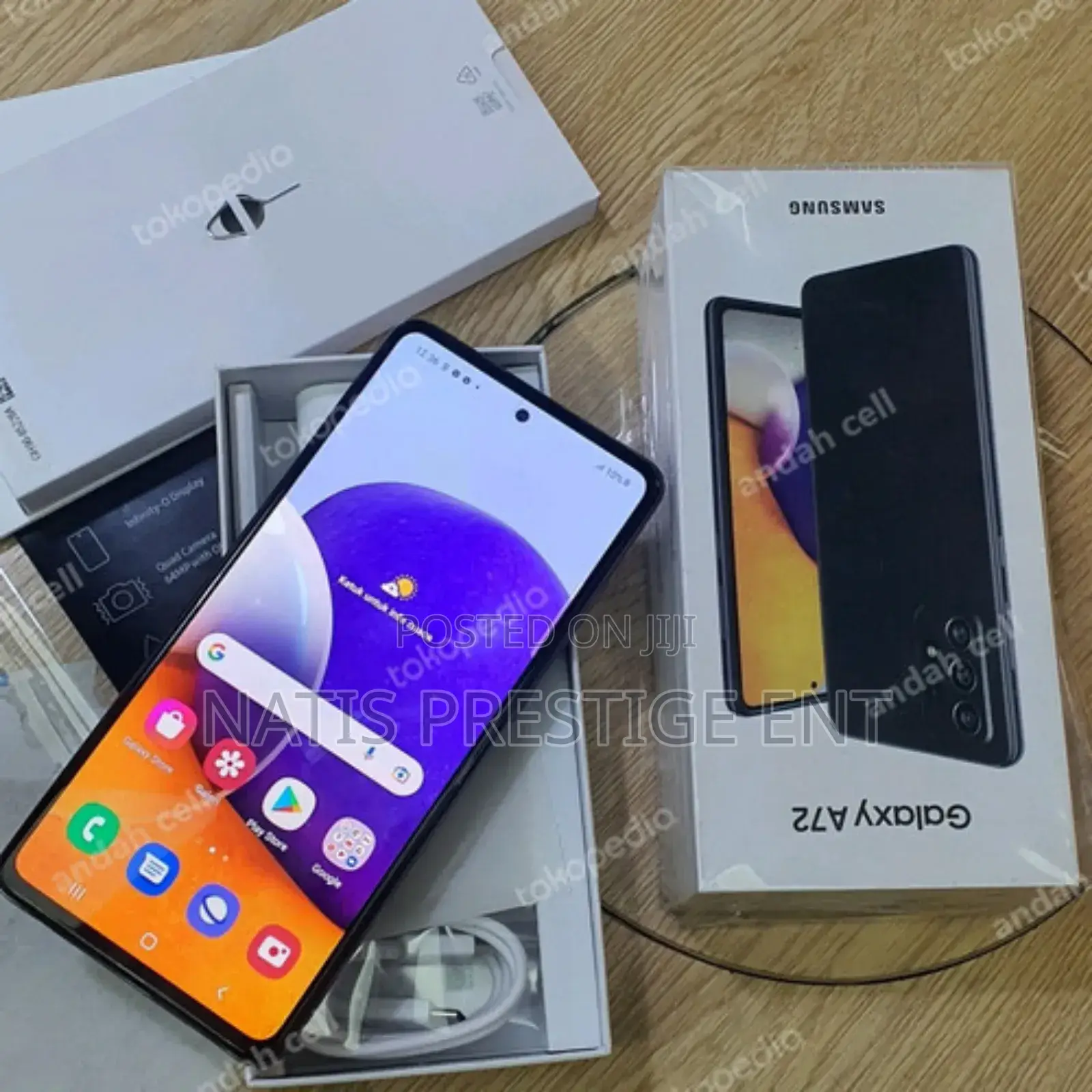 New Samsung Galaxy A72 5G 128 GB Black