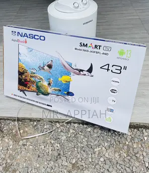 Digital Satellite Nasco 43 Inch Smart Television(Black).