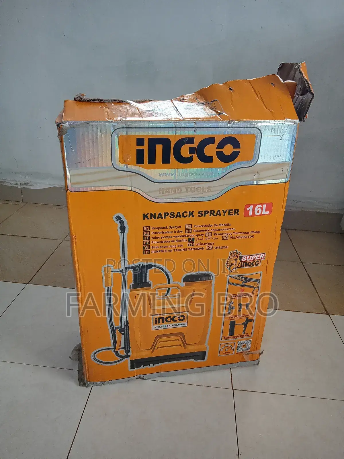 Ingco 16l Knapsack Spraying Machine