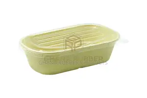 Bagasse Oval Bowls + Lids 1000ml (500pcs)