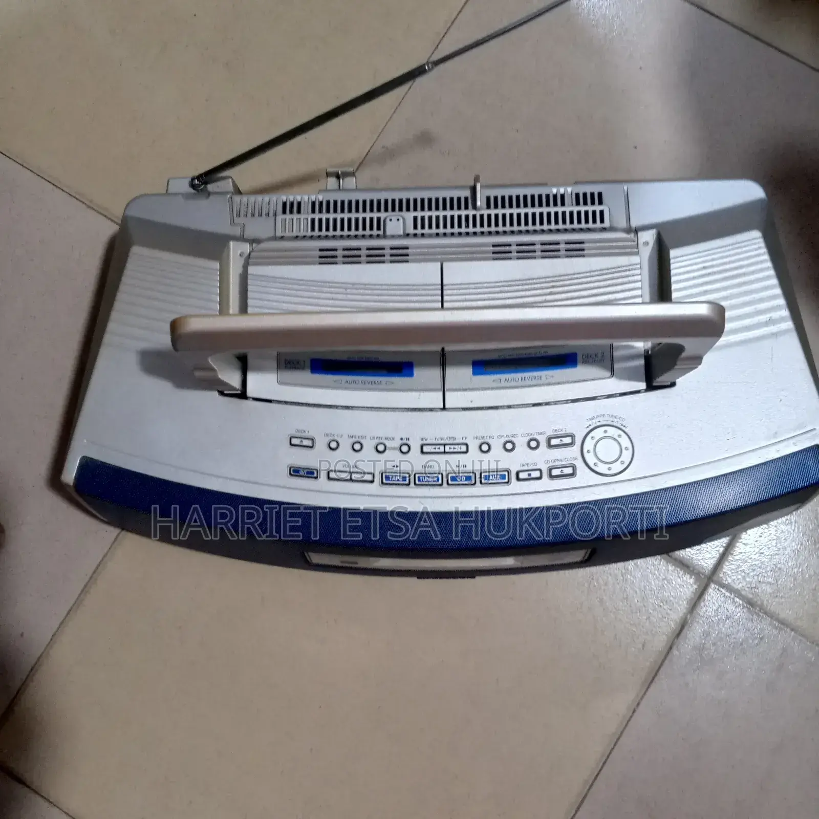 Panasonic Rx-Ed50 Radio,Cd Player,Cassette Player/Recorder